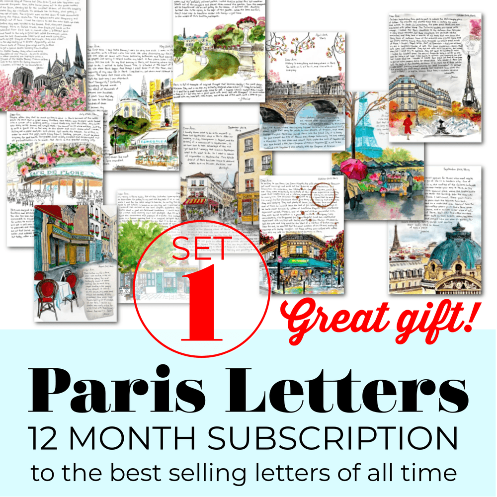 PARIS LETTERS: 12 month subscription of SET 1 — Janice MacLeod